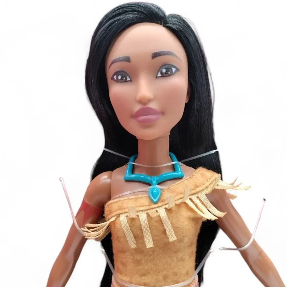 Disney 100th Anniversary 4 Doll Gift Set Pocahontas Anna Elsa Moana Meeko Olaf